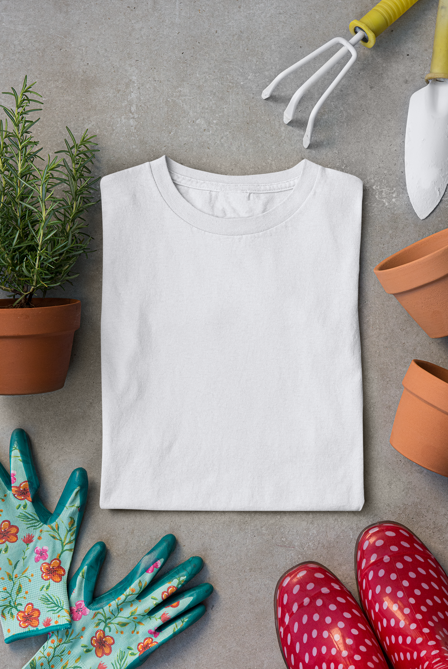 Men's Round neck Cotton T-Shirt (White)