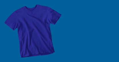 Men's Round neck Cotton T-Shirt (Navy Blue)